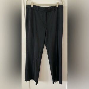 Elie Tahari Black Pinstripe Dress Pants